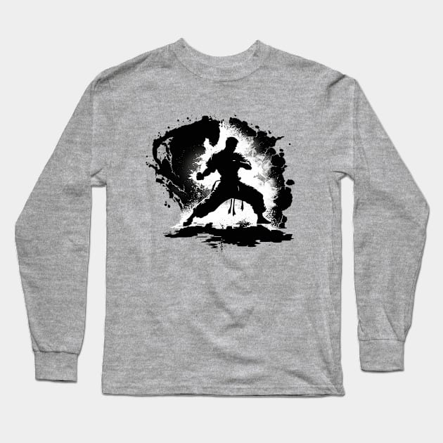 Martial Artist Long Sleeve T-Shirt by Just Rite Design